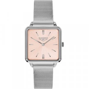 Наручные часы Basic 331829, розовый, серебряный 33 element. Цвет: серебристый