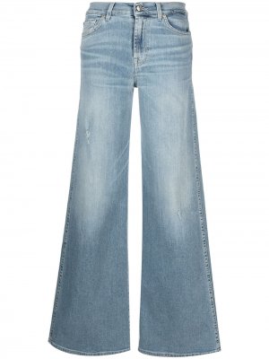 Расклешенные джинсы Lotta 7 For All Mankind. Цвет: синий