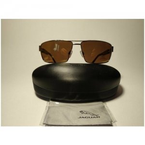Солнцезащитные очки 37334-874 Jaguar. Цвет: коричневый