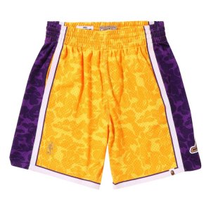 Шорты BAPE x Mitchell & Ness Los Angeles Lakers 'Yellow', желтый