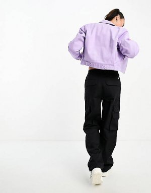 Фиолетовый укороченный пиджак на подкладке eisenhower Dickies