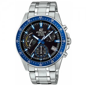 Наручные часы EFV-540D-1A2, синий, черный CASIO. Цвет: синий