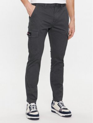 Тканевые брюки стандартного кроя, серый Tommy Jeans