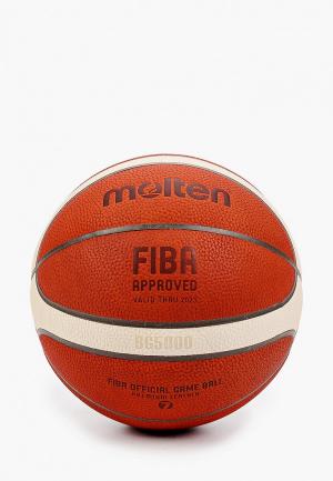 Мяч баскетбольный Molten FIBA approved. Цвет: коричневый