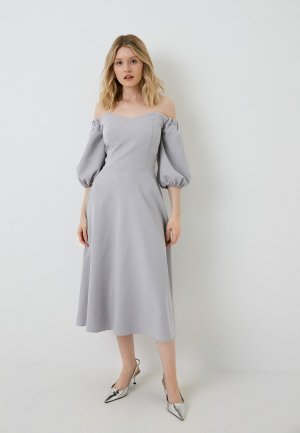 Платье Meltem Collection. Цвет: серый