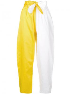 Укороченные брюки дизайна колор-блок Mara Hoffman