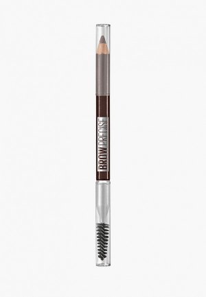 Карандаш для бровей Maybelline New York Brow Precise Shaping Pencil, темно-коричневый, 0, 8 г. Цвет: коричневый