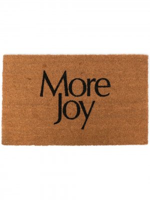 Придверный коврик с надписью More Joy Christopher Kane. Цвет: коричневый