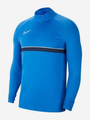 Джемпер футбольный мужской Dri-FIT Academy, Синий Nike. Цвет: синий