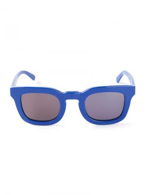 Солнцезащитные очки Neil Barrett. Цвет: синий