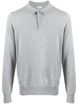 Рубашка-поло с длинными рукавами Filippa K. Цвет: серый