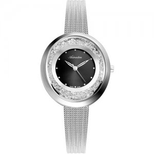 Наручные часы Adriatica 80680, серебряный, черный. Цвет: серебристый