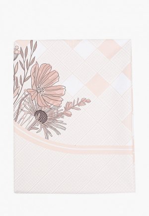 Скатерть Demodecor Watercolor flowers-1, 120х150. Цвет: бежевый
