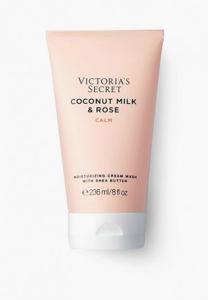 Гель для душа Victorias Secret Victoria's Гель-крем увляжняющий Coconut Milk & Rose Calm, 236 мл. Цвет: прозрачный
