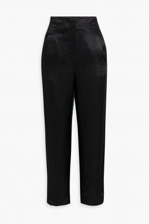 Зауженные брюки Bianca из атласного твила ENVELOPE1976, черный Envelope1976