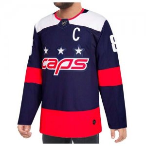 Хоккейный свитер Washington Capitals Ovechkin 8 adidas. Цвет: красный/синий