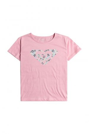 Детская хлопковая футболка ДЕНЬ И НОЧЬ, розовый Roxy