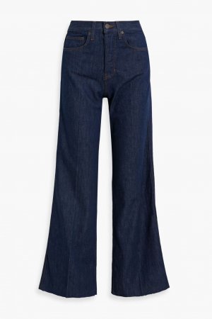 Тейлор широкие джинсы с высокой посадкой и потертостями , индиго Veronica Beard