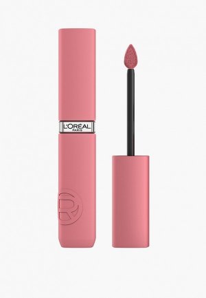 Помада жидкая LOreal Paris L'Oreal Infaillible Lipstick, матовая, тон 200 Lipstick & Chill, 5 мл. Цвет: розовый