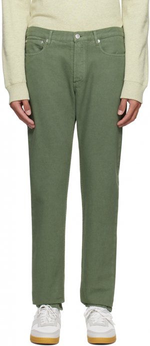 Зеленые джинсы Petit New Standard A.P.C.