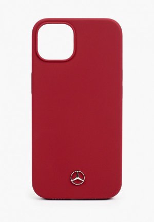 Чехол для iPhone Mercedes-Benz 13, Liquid silicone Hard Red. Цвет: бордовый