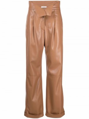 Прямые брюки Sleek Performance Dorothee Schumacher. Цвет: коричневый
