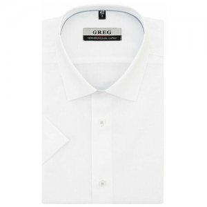 Рубашка , размер 44, белый GREG. Цвет: белый
