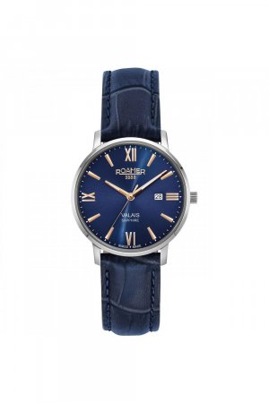 Роскошные аналоговые часы Valais Ladies из нержавеющей стали — 958844 41 43 05 , синий Roamer