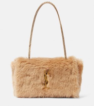Маленькая сумка через плечо kate из овчины , коричневый Saint Laurent