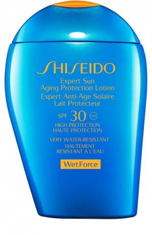 Солнцезащитный антивозрастной лосьон Suncare Expert Shiseido. Цвет: бесцветный
