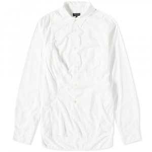 Рубашка с пропиткой из пряжи, белый Comme Des Garçons Homme Plus