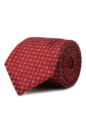 Шелковый галстук Giorgio Armani. Цвет: красный
