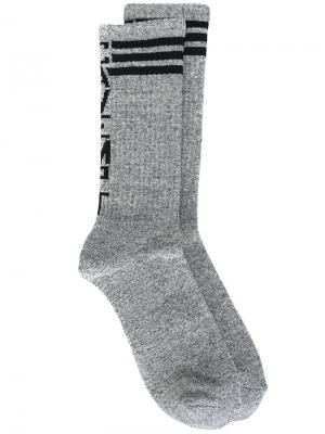 Трикотажные носки C.E.. Цвет: серый
