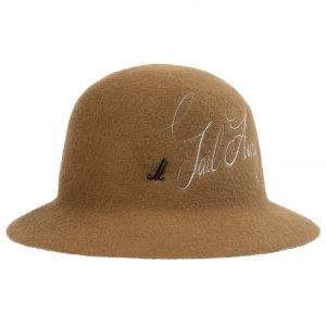 Шерстяная шляпа с вышитым логотипом Junya Watanabe