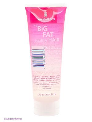 My Big Fat Healthy Hair Shampoo, шампунь для придания объема волосам, 250мл Lee Stafford. Цвет: фуксия, бледно-розовый