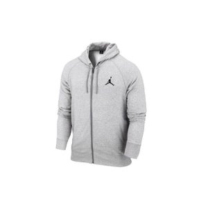 Air Fleece-Lined Basketball Hoodie Jacket Men Outerwear Grey 845861-063 Jordan