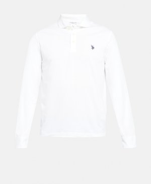 Рубашка-поло с длинными рукавами , цвет Wool White U.S. Polo Assn.