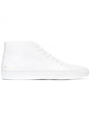 Хайтопы на шнуровке Common Projects. Цвет: белый