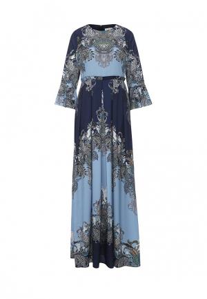 Платье Bezko. Цвет: синий