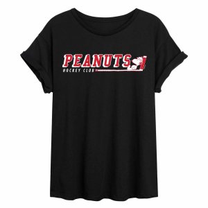 Хоккейная струящаяся футболка Peanuts Snoopy для юниоров Licensed Character