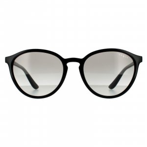 Круглые черные серые солнцезащитные очки с градиентом , черный Vogue