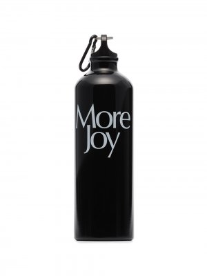 Бутылка для воды с логотипом More Joy. Цвет: черный