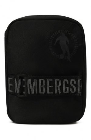Текстильная сумка Dirk Bikkembergs. Цвет: чёрный