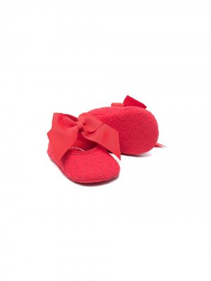 Комплект из туфель и повязки на голову с бантом Monnalisa. Цвет: красный