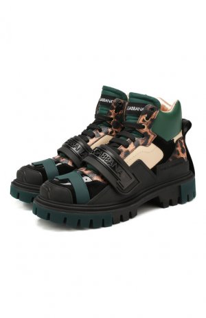 Комбинированные ботинки Trekking Dolce & Gabbana. Цвет: разноцветный