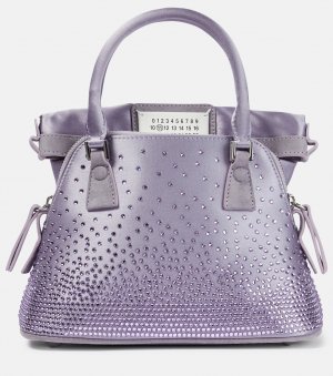 Атласная сумка через плечо 5AC Classique Micro , фиолетовый Maison Margiela