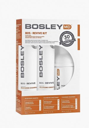 Набор для ухода за волосами Bosley MD 150мл*150мл*100мл. Цвет: белый