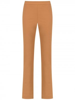 High rise straight-fit trousers Gloria Coelho. Цвет: коричневый