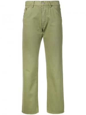 Укороченные прямые джинсы Jacquemus. Цвет: зеленый