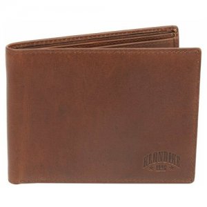 Бумажник KD1121-03, фактура гладкая, коричневый KLONDIKE 1896. Цвет: коричневый